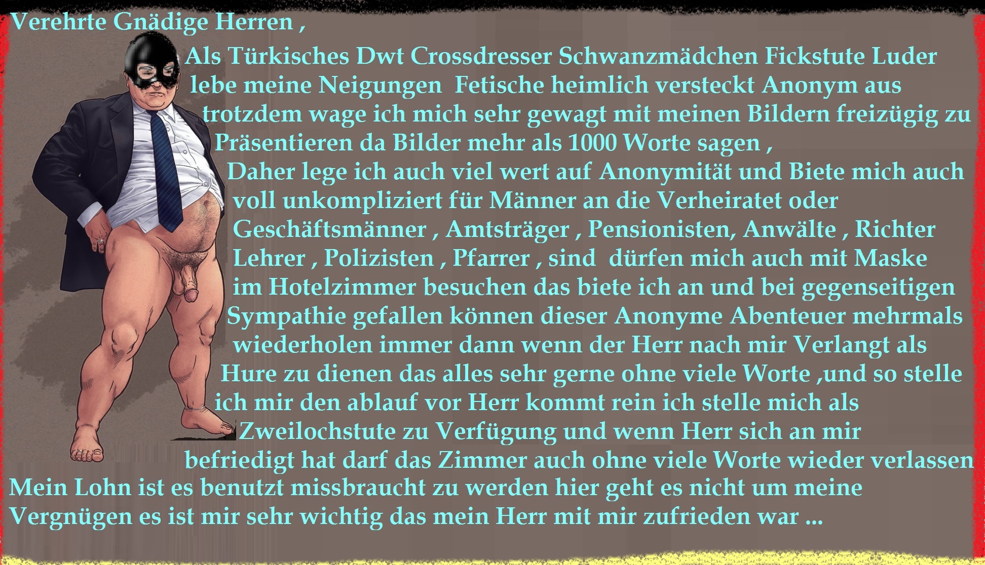 Crossdresser ,Sissy , Tranny , cartoons mit Infos — 11