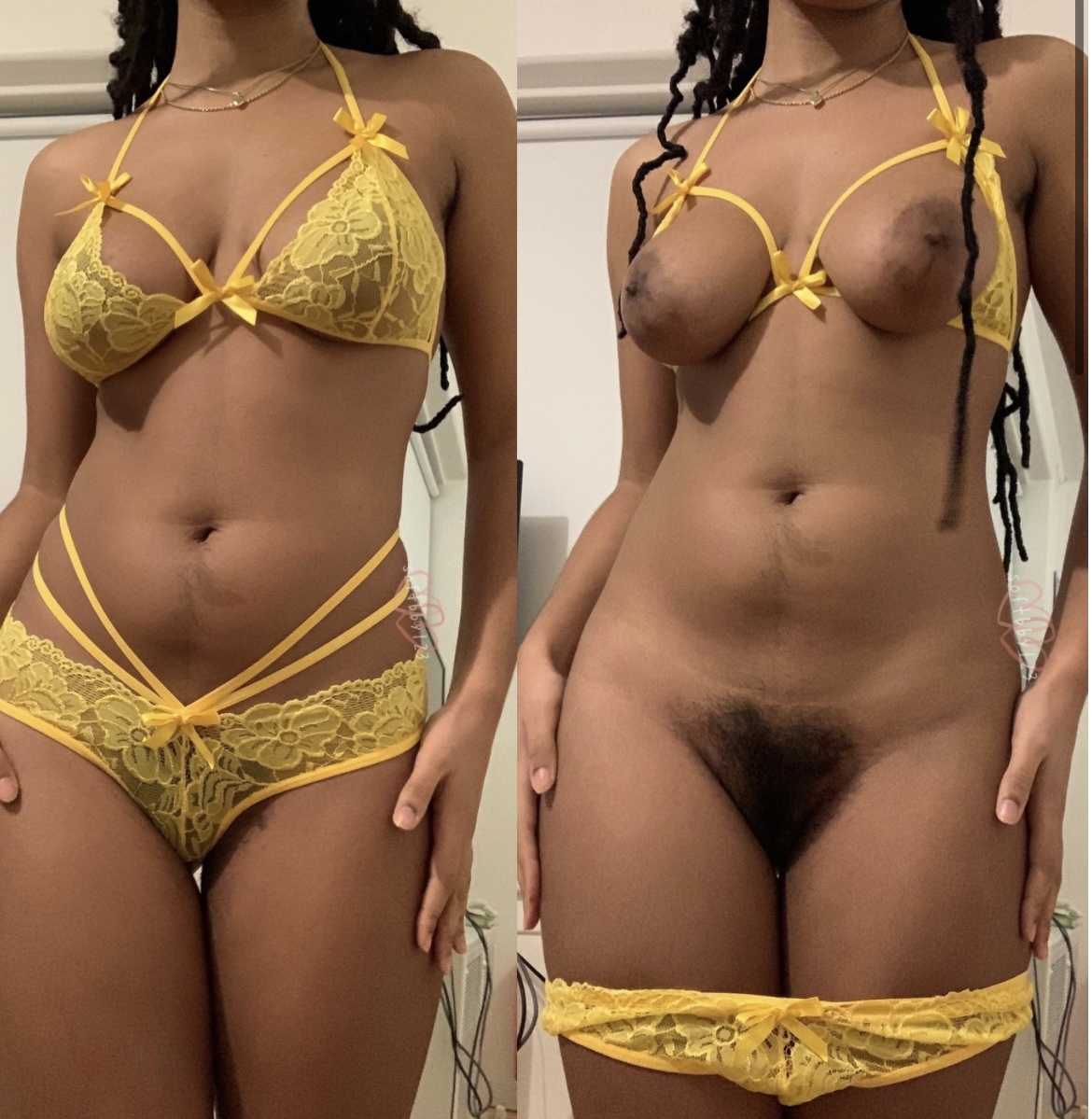 EBONY. - beautiful and naturally hairy pussies — 34