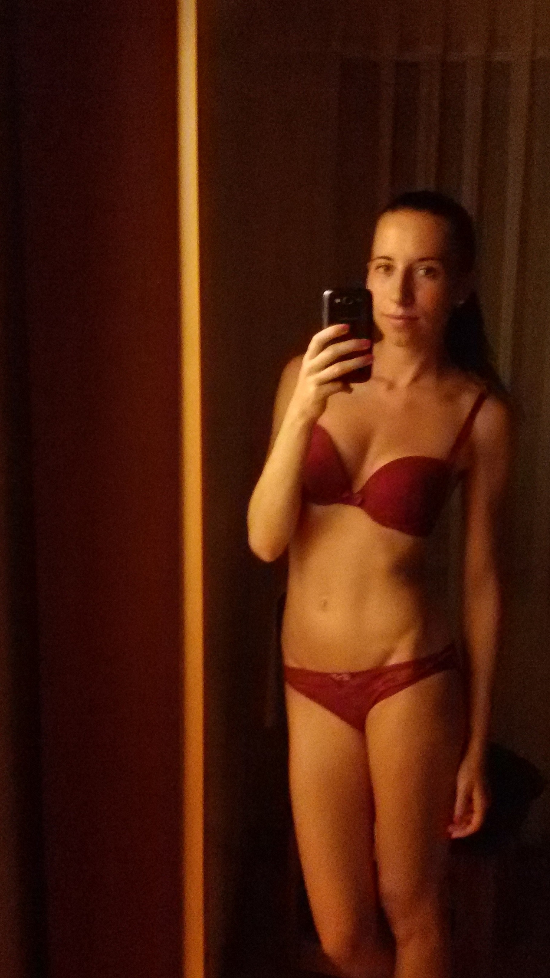 German teacher Malin posing — 47