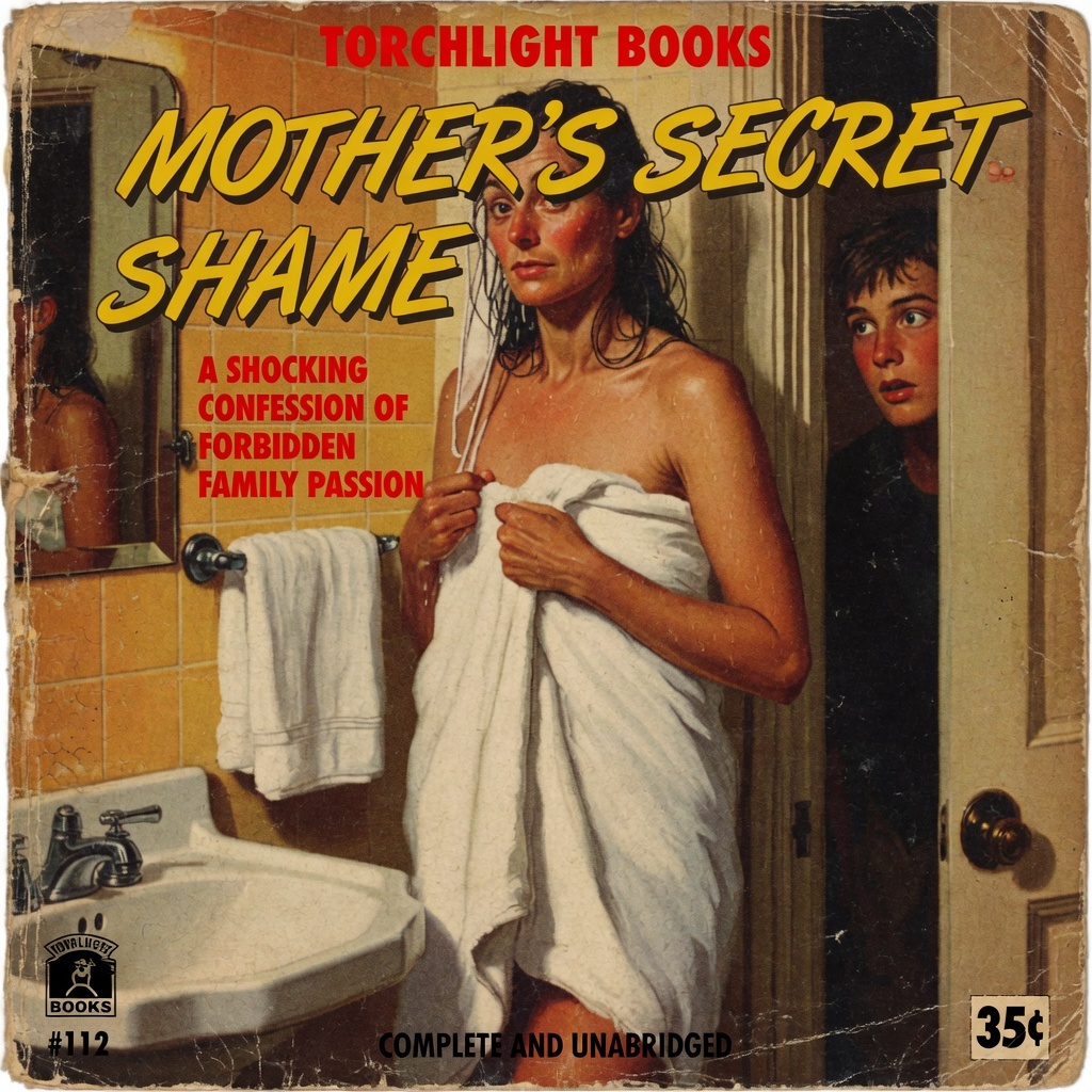 Mom son incest vintage art — 6