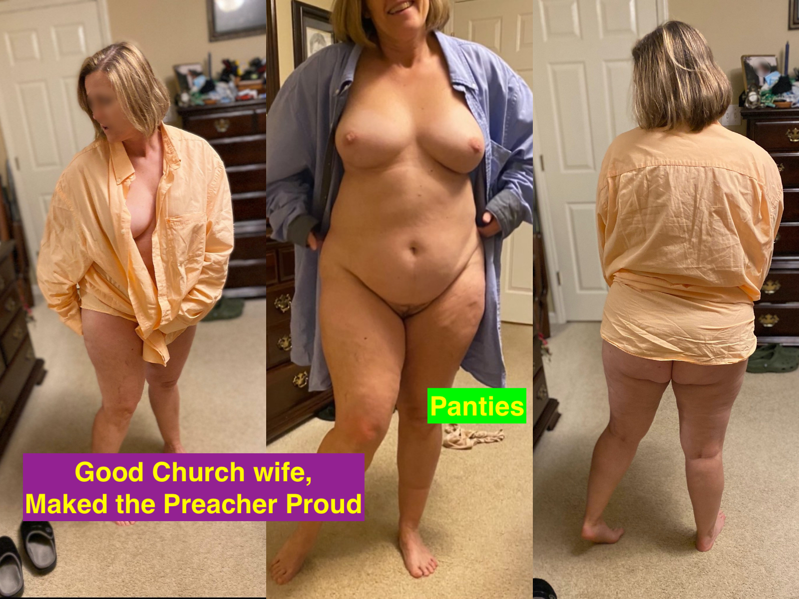 Baptist wife poses naked 4 Pastor Hubby's friends — 22