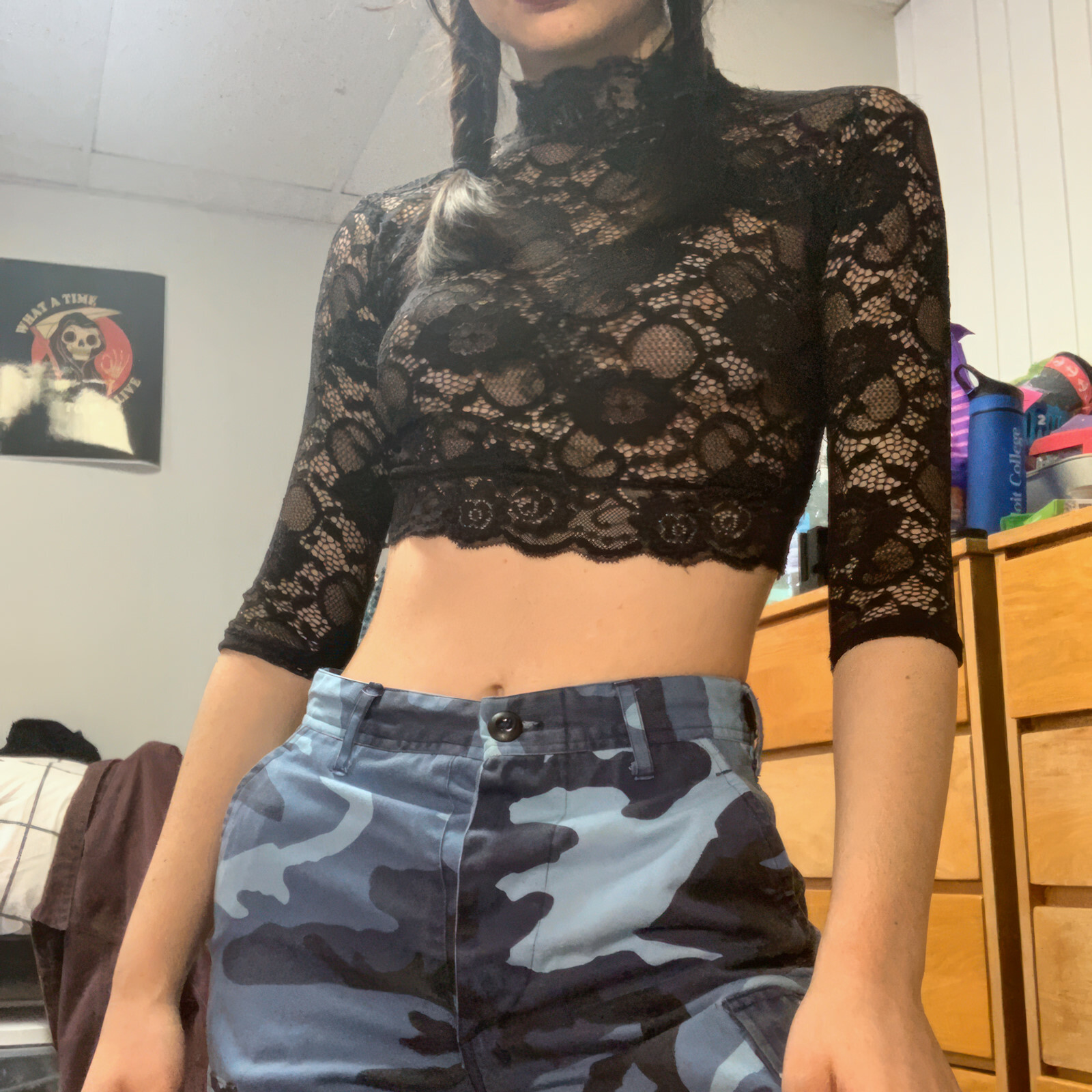 petite native american girl bella is a cute punk — 19