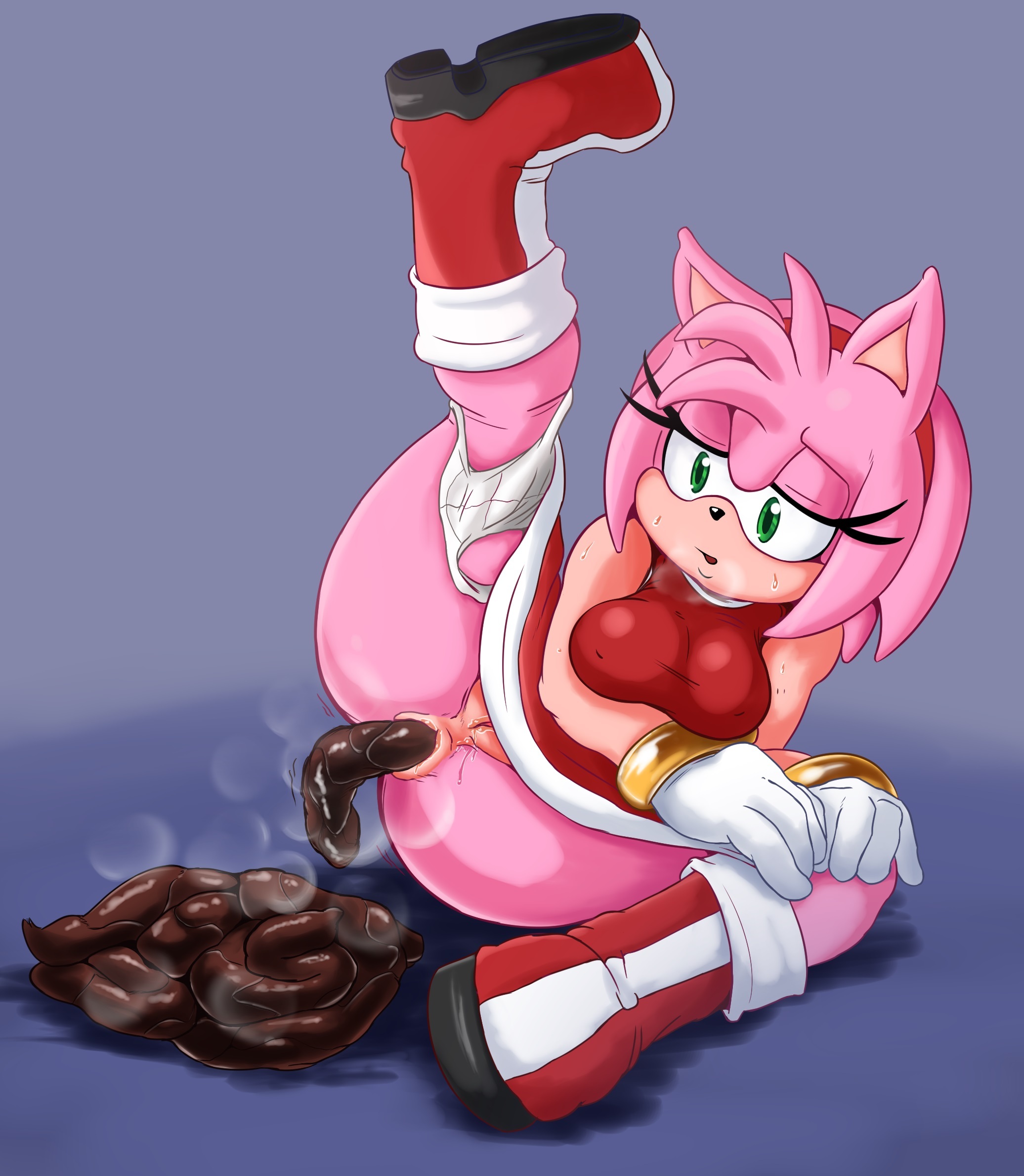 Amy Rose Farting and Pooping — 6