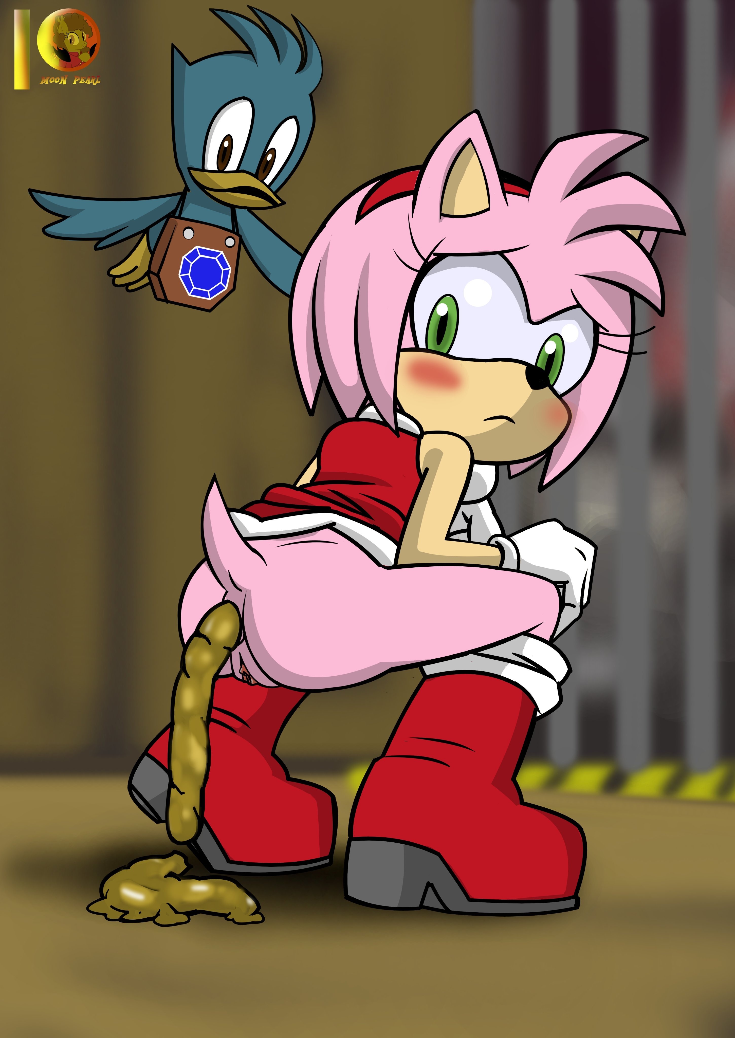 Amy Rose Farting and Pooping — 33